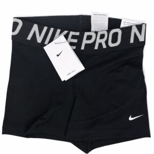Shorts Nike Pro Dri-FIT 3" para Mujer Negro